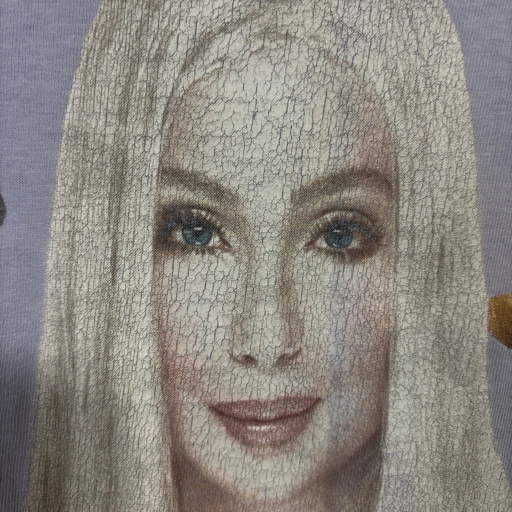 Rare Vintage Cher 2003 purple butterfly farewell tour t shirt size medium tee - Picture 4 of 8
